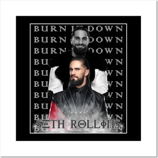 vintage seth rollins Posters and Art